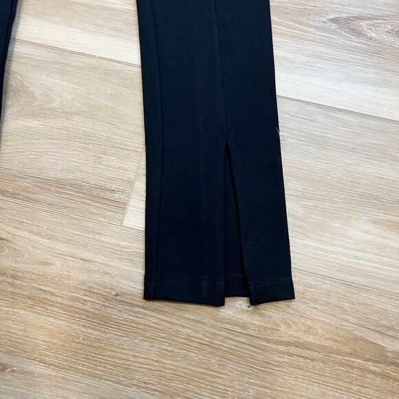 MONROW Women’s Heavy Stretch Slit Pants Black Size Small - Picture 5 of 14